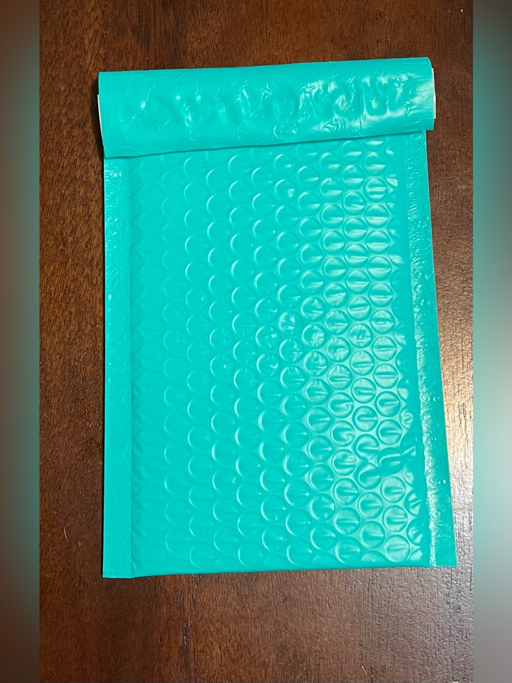 Teal Green Bubble Mailer Padded Shipping Envelope 4x8” NWOT